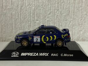 cm's 1/64 スバル インプレッサ WRX RAC C.Sainz #2 SUBARU IMPREZA ラリーカー