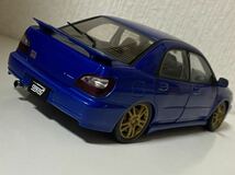 オートアート 1/18 スバル インプレッサ WRX STI 2001 ブルー AUTO art Aa SUBARU IMPREZA _画像2