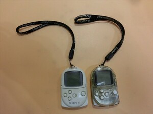 [HW94-25] [Бесплатная доставка] Sony Sony/Pocket Station White &amp; Clear/Junk Randling/ * С царапинами и грязью