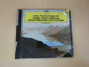 G【KC1-06】【送料無料】Grieg・Peer　Gynt　Suites1＆2CD/ベルリン・フィルハーモニーー管弦楽団/※ケース傷有り