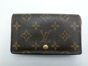 【FS0-40】【60サイズ】▲Louis Vuitton ルイ・ヴィトン モノグラム ポルトモネ・ビエトレゾール 二つ折り財布/※傷汚れ 素材劣化有