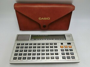 【HW99-36】【60サイズ】▲CASIO カシオ/音声翻訳機 VT-100/ケース付き/通電可/ジャンク/※傷・汚れ有