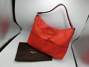[FS0-62][80 size ]^Kate spade Kate Spade red red group leather one shoulder bag /* scratch dirt shapeless have 