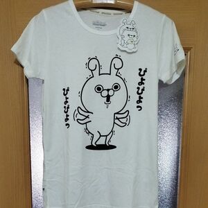 新品♪タグ付き♪　【ヨッシースタンプ】　半袖　Tシャツ　カットソー　Lサイズ　うさぎさん　ぴよぴよっ