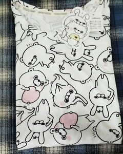 新品♪　タグ付き♪　ヨッシースタンプ　うさぎさん くまさん　ハート　半袖　Tシャツ　カットソー