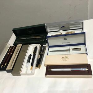 ボールペン シャープペン11点セット GIVENCHY COACH CROSS PARKER LIBERTY THE PEN クロス コーチ ジバンシー