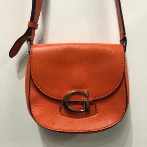 GUESS Guess Mini сумка на плечо orange кожа небольшая сумочка наклонный .. женский сумка серебряный металлические принадлежности PVC 11169773 VG648421 F-60
