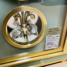 【廃盤】SEIKO セイコー quartz clockクォーツ クロック 大理石 オニキス枠 EMBLEM エンブレム 置時計 HW407M_画像4