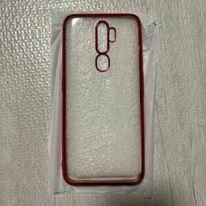 OPPO A5 2020 ケース カバー ソフトケース tpu レッド