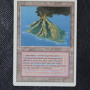 MTG マジックザギャザリング Volcanic Island 英語版3ED1枚 デュアルランド 再録禁止(送料込み)