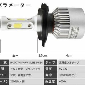 H4 LED ヘッドライト バルブ スズキ エブリィ エブリイ ワゴンR トラック キャリィ da17w da64v da64w da17 da17v ジムニー 6500K 最新型の画像10