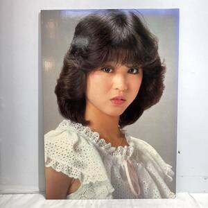 ②(志木)【当時物】松田聖子 木製パネル 約57×40.3cm 大型パネル ポスター 聖子ちゃん 昭和アイドル レトロ 80年代