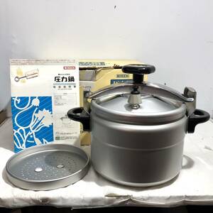 (. tree )RIKEN/.. home use pressure cooker 6.0L(1..) SP-60 piling cover type both hand two-handled pot day light Pro daktsu cookware made in Japan outer box / with instruction attached 