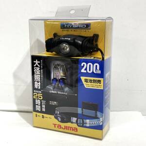 (志木)在3)新品★Tajima(タジマ) ペタLED ヘッドライト E201N LE-E201N 明るさ最大200lm(50lm時25h点灯) ヘッドランプ 
