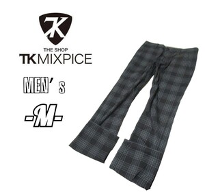  men's M*TK MIXPICE* check pattern pants 