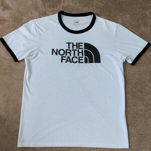 THE NORTH FACE ノースフェイス ロゴ 半袖Tシャツ ホワイト 白 Mサイズ