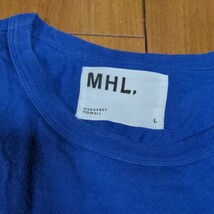 MHL マーガレットハウエル 半袖 Tシャツ Lサイズ ロイヤルブルー_画像3