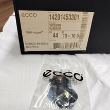 新品　未使用品　ecco エコー 142014 ゴルフシューズ World Class 人気のホワイト EU44 US10-10.5 希少　革底 本革_画像9