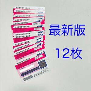 ANA株主優待券12枚2024年6月1日〜2025年5月31日 全日空 最新版