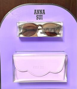 アナスイ　サングラス　ANNA SUI レディース　ブラウン　ケース付き　偏光レンズ