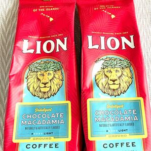 LION ライオンコーヒー チョコレートマカダミア 7oz(198g)×2袋