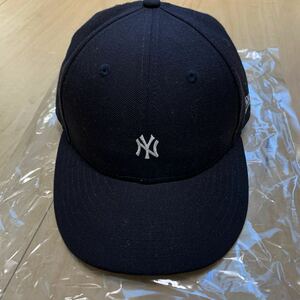 new eraニューエラ lp59fifty Low Plofile ニューヨークヤンキース NY サイズ7 5/8(60.6㎝)ちびロゴ ネイビー 紺 美品キャップ 帽子 