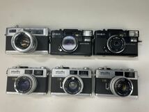 MINOLTA HI-MATIC コンパクトフィルムカメラ 6台 まとめ売り ジャンク M_画像1