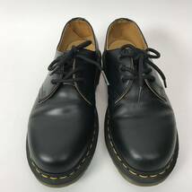 k20 良品 Dr Martens ドクターマーチン 3ホール レザーシューズ 革靴 ローファー レースアップ ブラック UK5 メンズ レディース 正規品_画像2