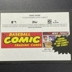 大谷翔平 2022 Topps Heritage COMIC コミックインサート Shohei Ohtani MLBカードの画像2