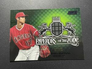 99枚限定 大谷翔平 2020 Topps Stadium BLACK FOIL Emperors Of The Zone インサート Shohei Ohtani ドジャース MLBカード