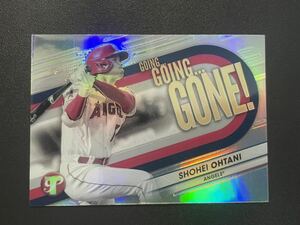  large . sho flat 2023 Topps Pristine REFRACTORliflakta-Going Going Gone insert Shohei Ohtani MLB card 