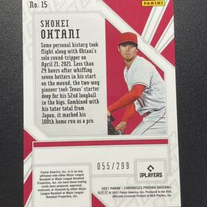 299枚限定 大谷翔平 2021 Phoenix SILVER HYPER パラレル Shohei Ohtani MLBカードの画像2