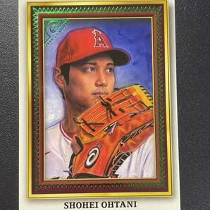 250枚限定 大谷翔平 2022 Topps Gallery GREEN パラレル Shohei Ohtani ドジャース MLBカードの画像1