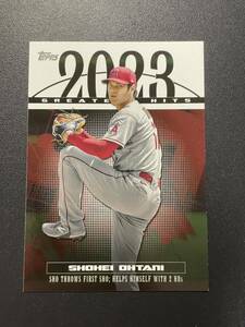 大谷翔平 2024 Topps 2023 Greatest Hits インサート Shohei Ohtani MLBカード Pitch