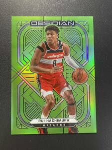 八村塁 2020 Obsidian GREEN ETCH パラレル Rui Hachimura NBAカード