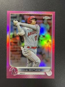 大谷翔平 2022 Topps Chrome PINK REFRACTOR リフラクター Shohei Ohtani MLBカード