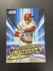 大谷翔平 2023 Topps Stadium Virtuosos of Velocity Shohei Ohtani MLBカード