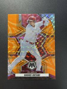 大谷翔平 2022 Mosaic ORANGE REACTIVE Shohei Ohtani ドジャース MLBカード