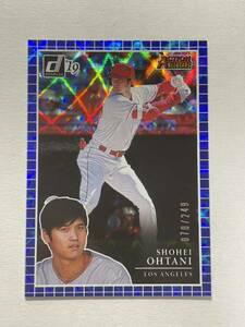 249枚限定 大谷翔平 2019 Donruss BLUE VECTOR パラレル Action All Stars Shohei Ohtani MLBカード