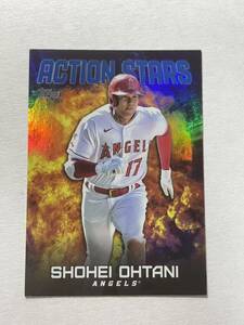 大谷翔平 2023 Topps BLUE FOIL Action Stars インサート Shohei Ohtani MLBカード