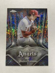 大谷翔平 2022 Topps Chrome No.P-1 ピンストライプ インサートカード スペックルリフラクター Speckle Refractor Shohei Ohtani