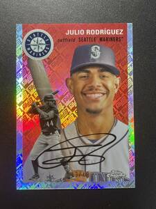 499枚限定 2023 Topps Chrome Platinum Julio Rodriguez REFRACTOR リフラクター MLBカード