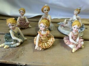人形 女の子 置物 オブジェ インテリア 陶器 陶器人形 飾り チャイルド コレクション 西洋　可愛い　バレリーナ　バレエ　リヤドロ風