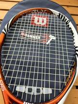 テニスラケット WilsonBLX TOURら95ウィルソン　錦織圭カラー　限定　公式　オレンジ　テニス軟式テニスラケット_画像3