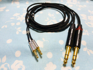 MDR-Z7 Z1R T3-01 03 HiFiMAN 102SSC 八芯 ブレイド編 200cm 6.3mm ×2 TEAC UD-503 505 ADI-2 Pro Neutrik NP3X-B ( MYTEK Digital 対応可