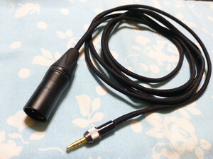 SONY MDR M1ST MV1 for cable BELDEN 1804a lock mechanism attaching 210cm length .XLR connector 4 pin (4.4mm5 ultimate MDR-1A 100A extension custom correspondence possible )