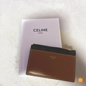 セリーヌ CELINE 財布 小銭入れ カードケース レザー ブラウン コインケース コインケース