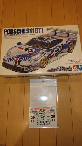 タミヤ 1/24 ポルシェ 911 GT1 スタジオ27 マルボロデカール付き