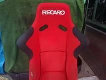 RECARO SP-G レカロ SPG フルバケットシート フルバケ レッド (260番)_画像3