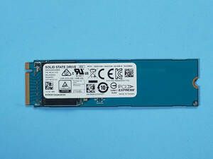 * period of use 4904 hour NVMe SSD M.2 2280 KIOXIA 256GB operation verification secondhand goods NO1*